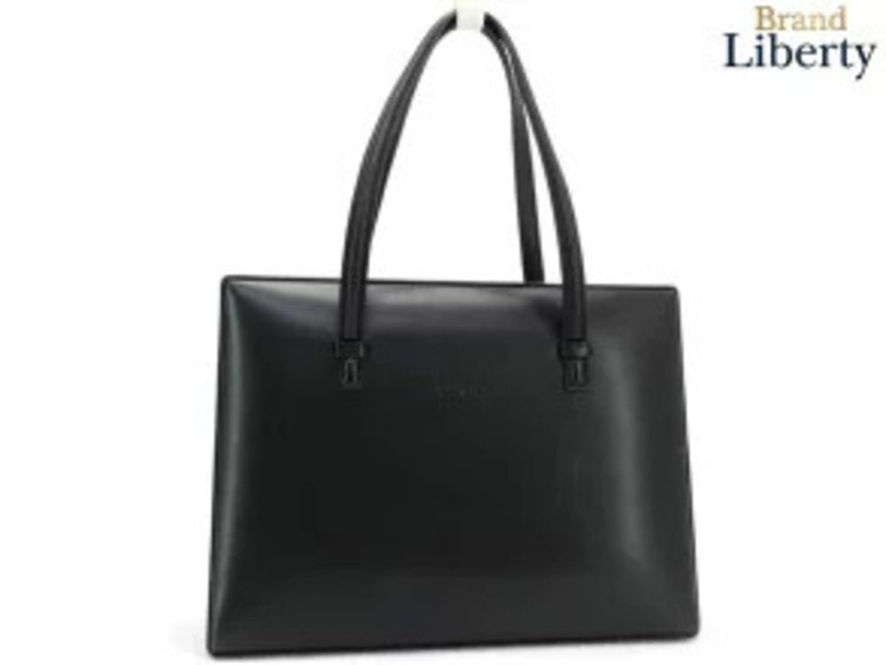 Loewe Postal Handbag Square Black Leather